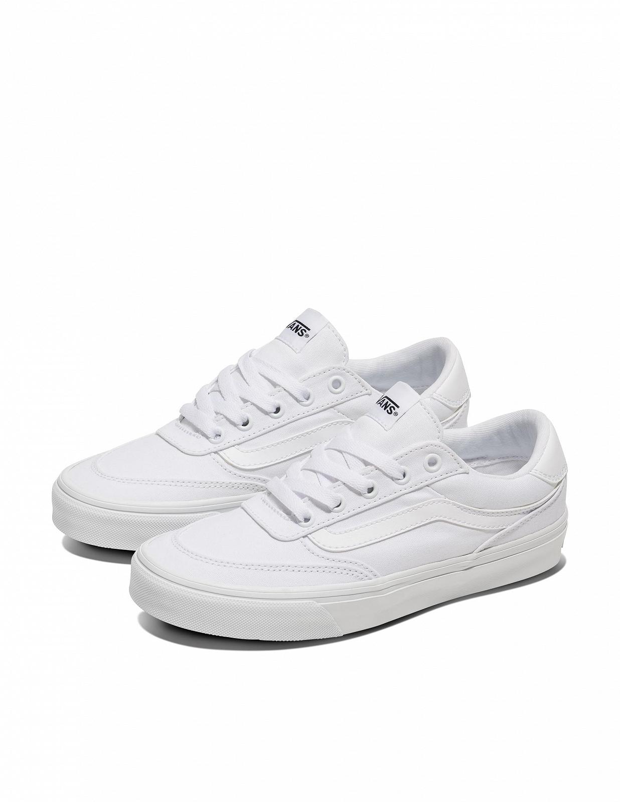 Кроссовки Vans Brooklyn Canvas, White/White, фото №2
