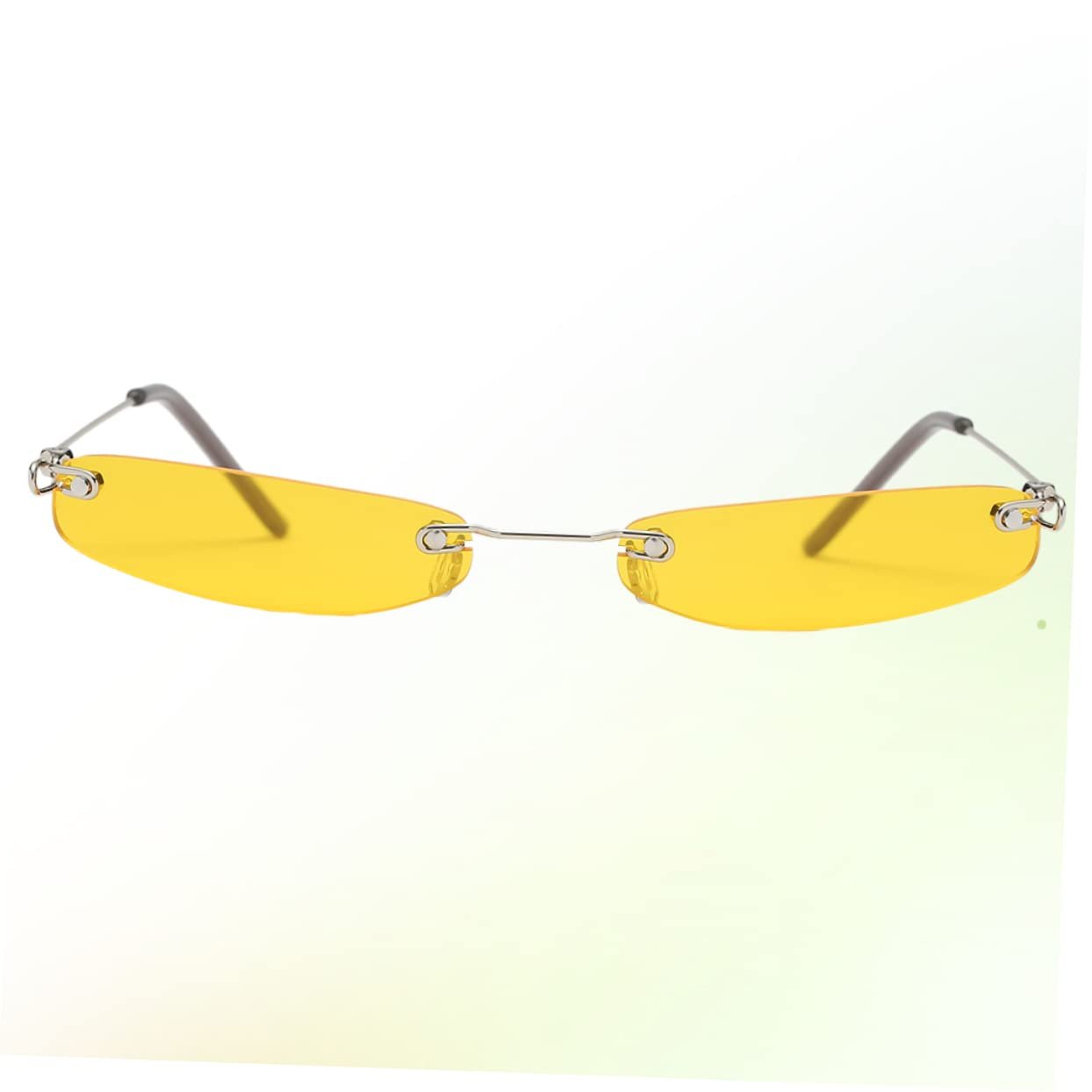 Квадратні окуляри PACKOVE (2 шт.) Сонцезахисні Модні Помаранчеві лінзи UV, фото №7