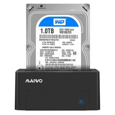 Док-станция Maiwo HDD 2.5"/3.5" SATA/SSD USB 3.0 K308P, фото №2