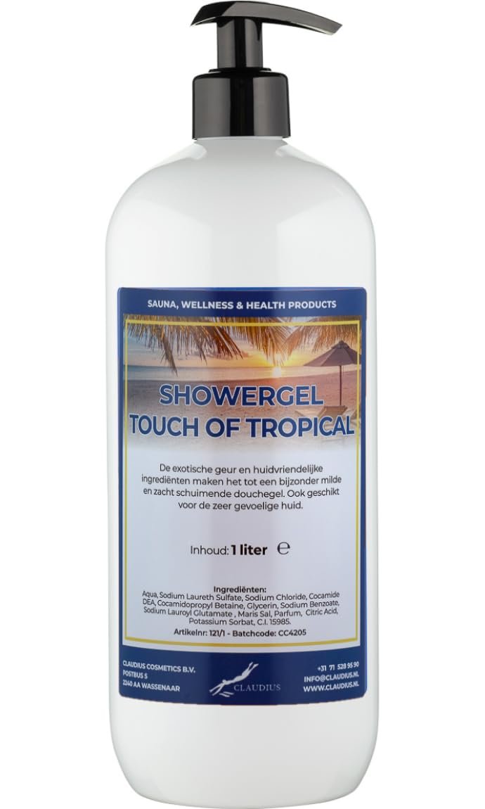 Гель для душу Touch Of Tropical 1 л з дозатором, фото №1