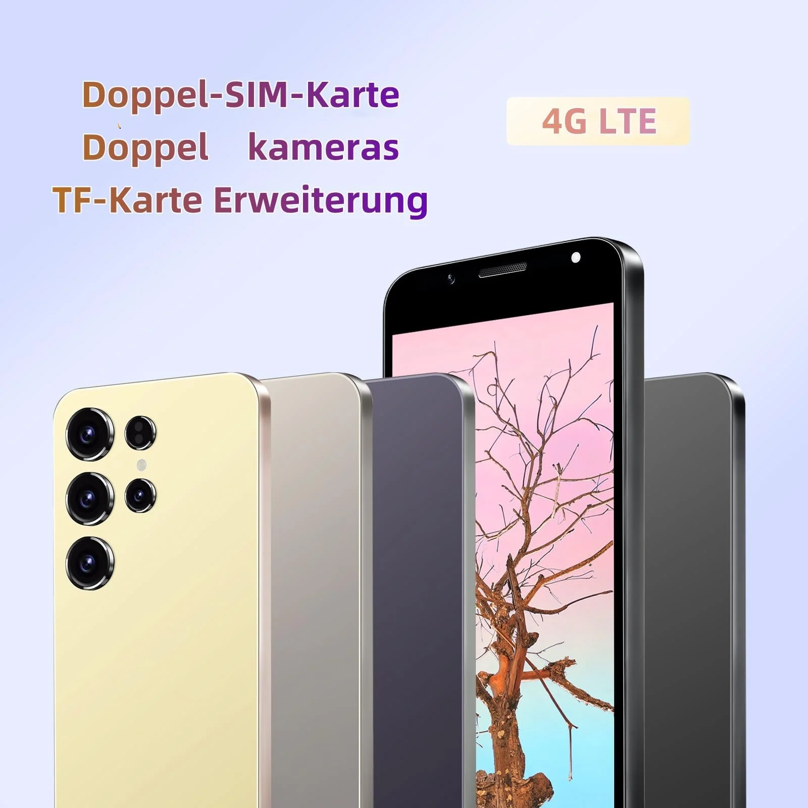 Смартфон 5.0" 2/16GB 4G LTE Dual SIM Yellow, фото №2