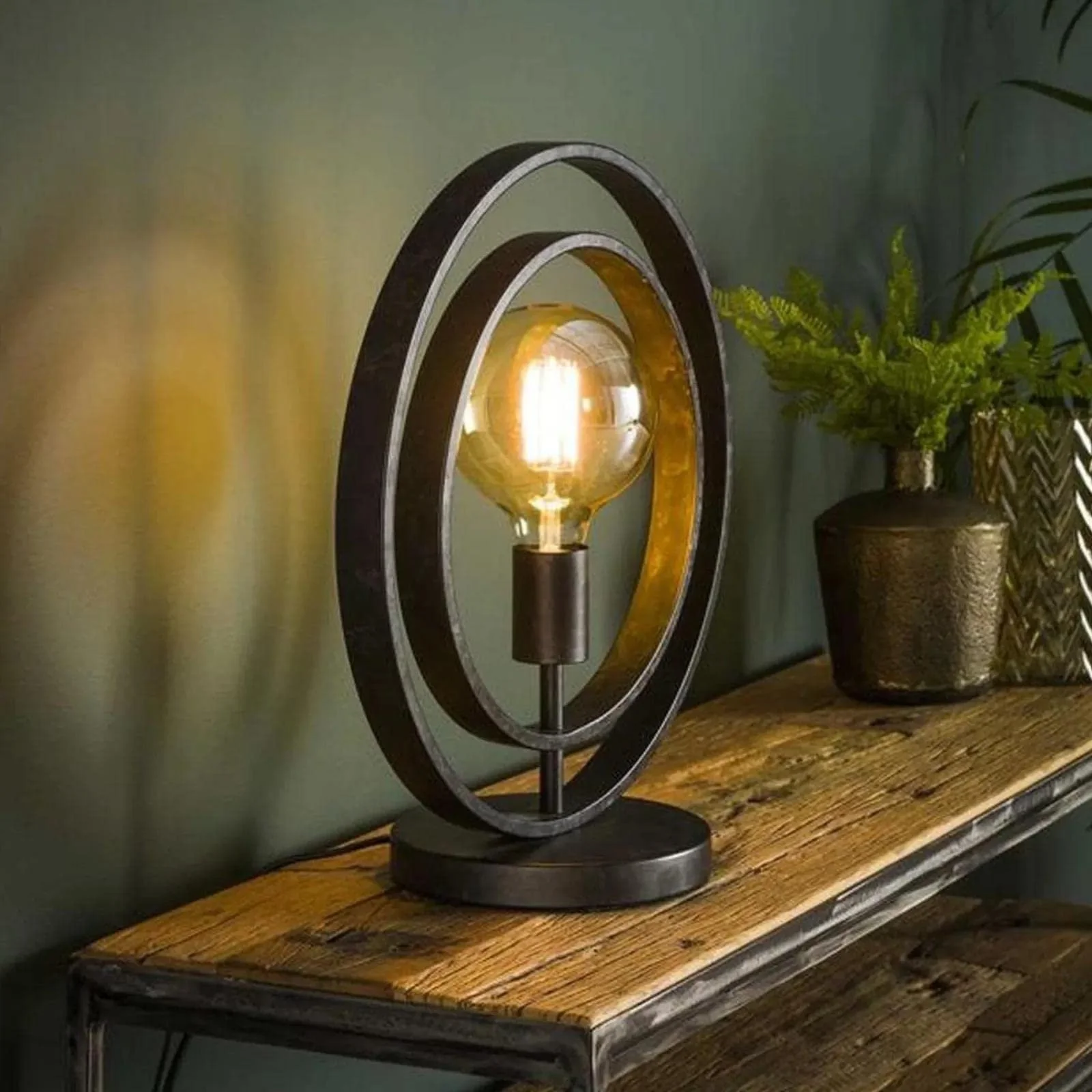 Настільна лампа famlights Henrik E27 Сіра, фото №3