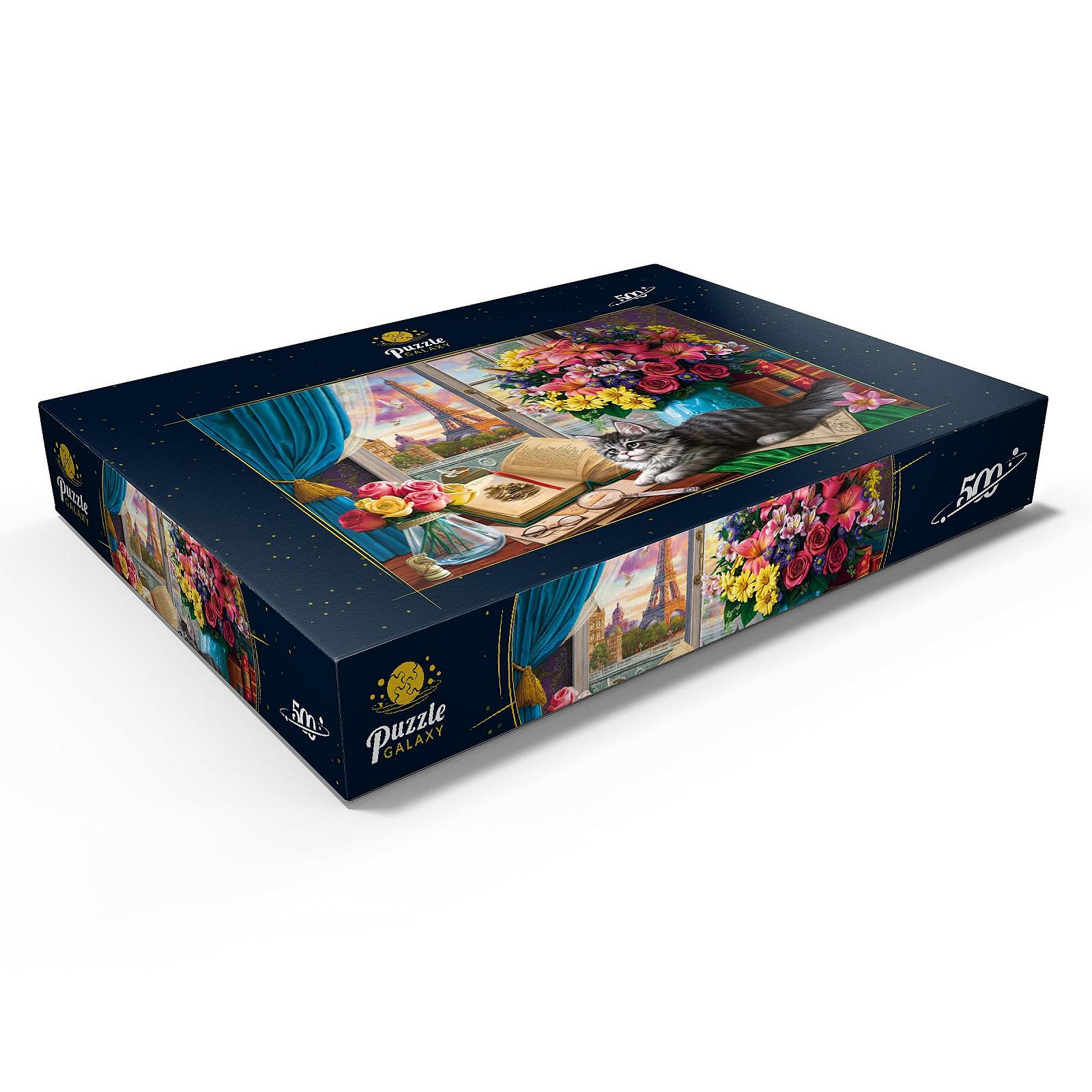 Пазл MyPuzzle Special Collection by Puzzle Galaxy Romantic View of the Eiffel Tower and Paris (Романтический вид на Эйфелеву башню и Париж) 500 деталей 48 x 34 см, фото №3