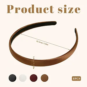 Обруч для волосся Оксамитовий 4 шт synthetic.ua - Фото 1