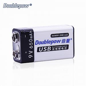 Аккумулятор крона 9v 650 mAh с USB ЮСБ в металлоискатель gp pointer md4030 для поинтера synthetic.ua - Фото 1