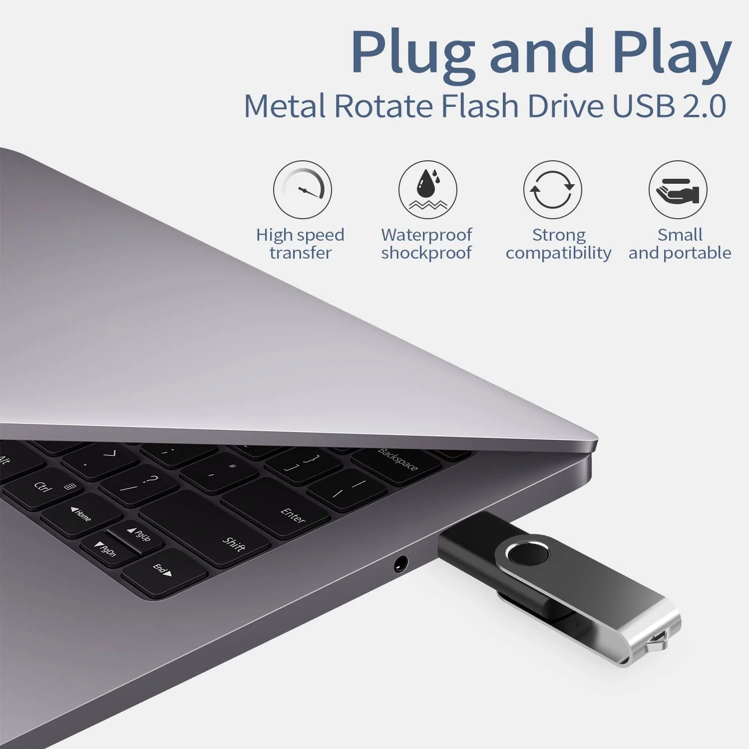 USB-накопичувач Kootion 8 ГБ 50 шт. Чорний, фото №6 USB-накопичувач Kootion 8 ГБ 50 шт. Чорний, фото №6