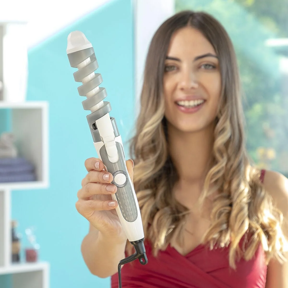 Плойка InnovaGoods Spihair Спіральна Керамічна Ергономічна, фото №7 Плойка InnovaGoods Spihair Спіральна Керамічна Ергономічна, фото №7