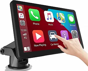 Автомагнітола ITDULCET / 7" / Сенсорна / Apple CarPlay / Android Auto / Bluetooth / WI-FI / GPS / USB / AUX / microSD slot - Фото 1
