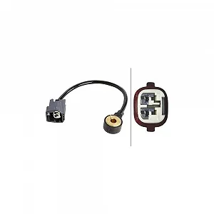 Датчик детонации HELLA 6PG 009 108-741 для FORD JAGUAR MAZDA VOLVO FORD USA - Фото 1