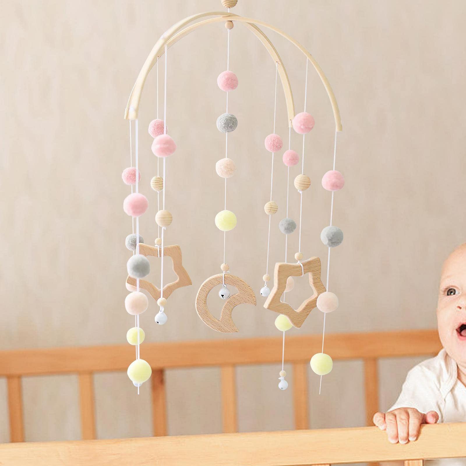 Мобиль Facynde Felt Ball Baby Wind Chimes Handmade Toy Hangings for Crib, фото №3