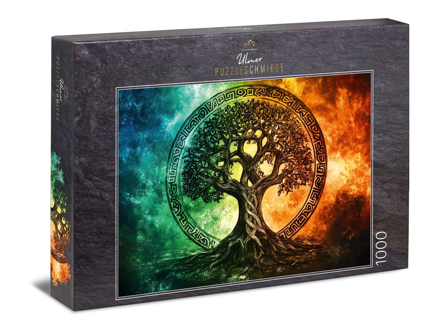 Пазл Ulmer Puzzleschmiede Tree of Life in Rune Circle Yggdrasil 1000 элементов, фото №1