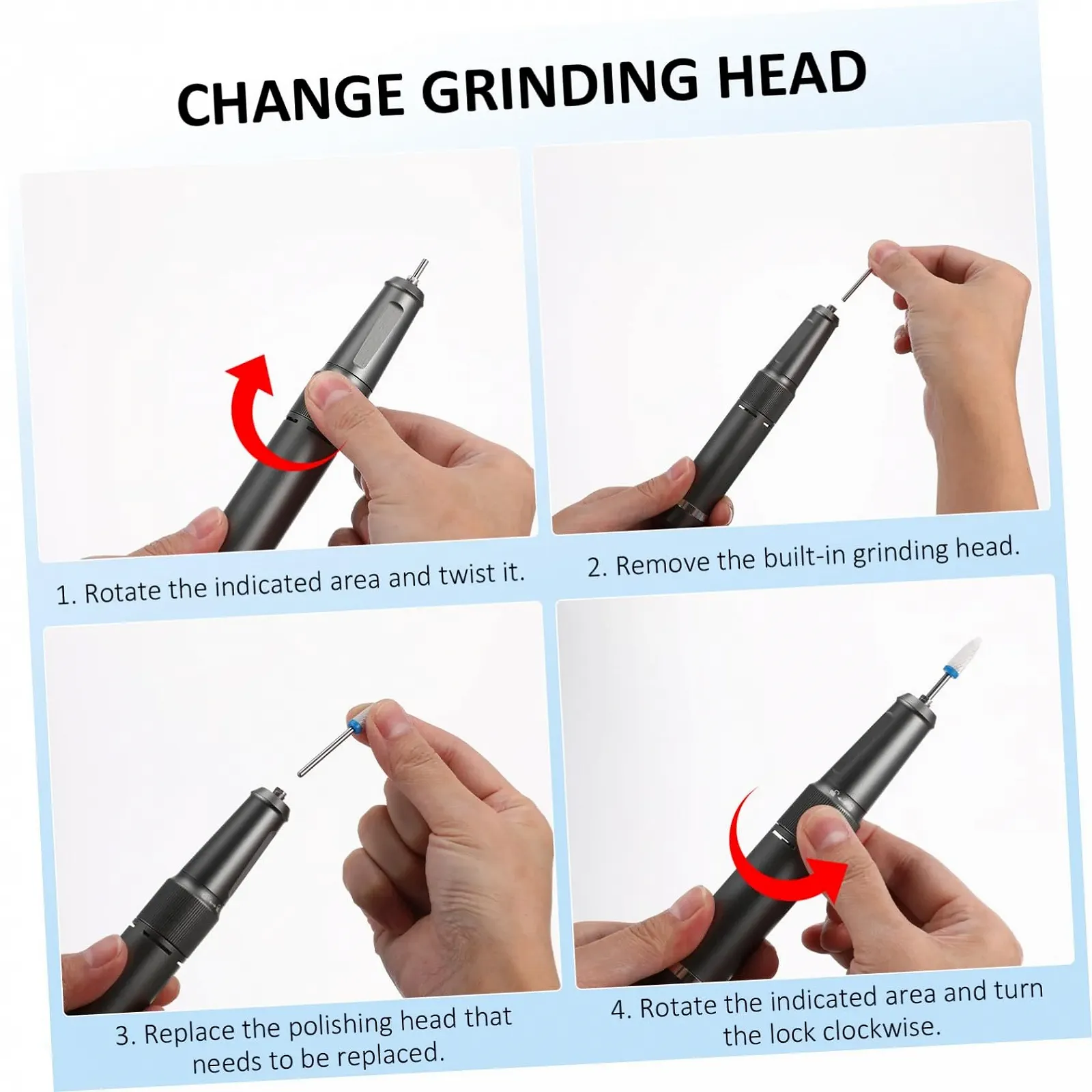 Электрическая машинка для ногтей Beaupretty для полировки и обрезки Портативная для дома и салона, фото №4 Электрическая машинка для ногтей Beaupretty для полировки и обрезки Портативная для дома и салона, фото №4