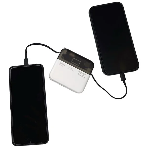 Міні повербанк 10000мАг 22.5W Remax RPP-602 з кабелем Type-C Lightning PD+QC Білий, фото №3