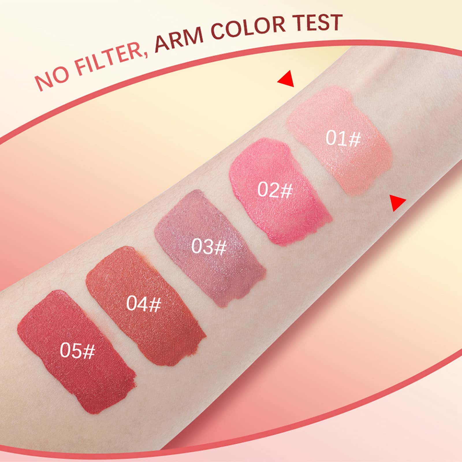 Румяна EONFAVE Liquid Velvety Waterproof Blush Stick, фото №7