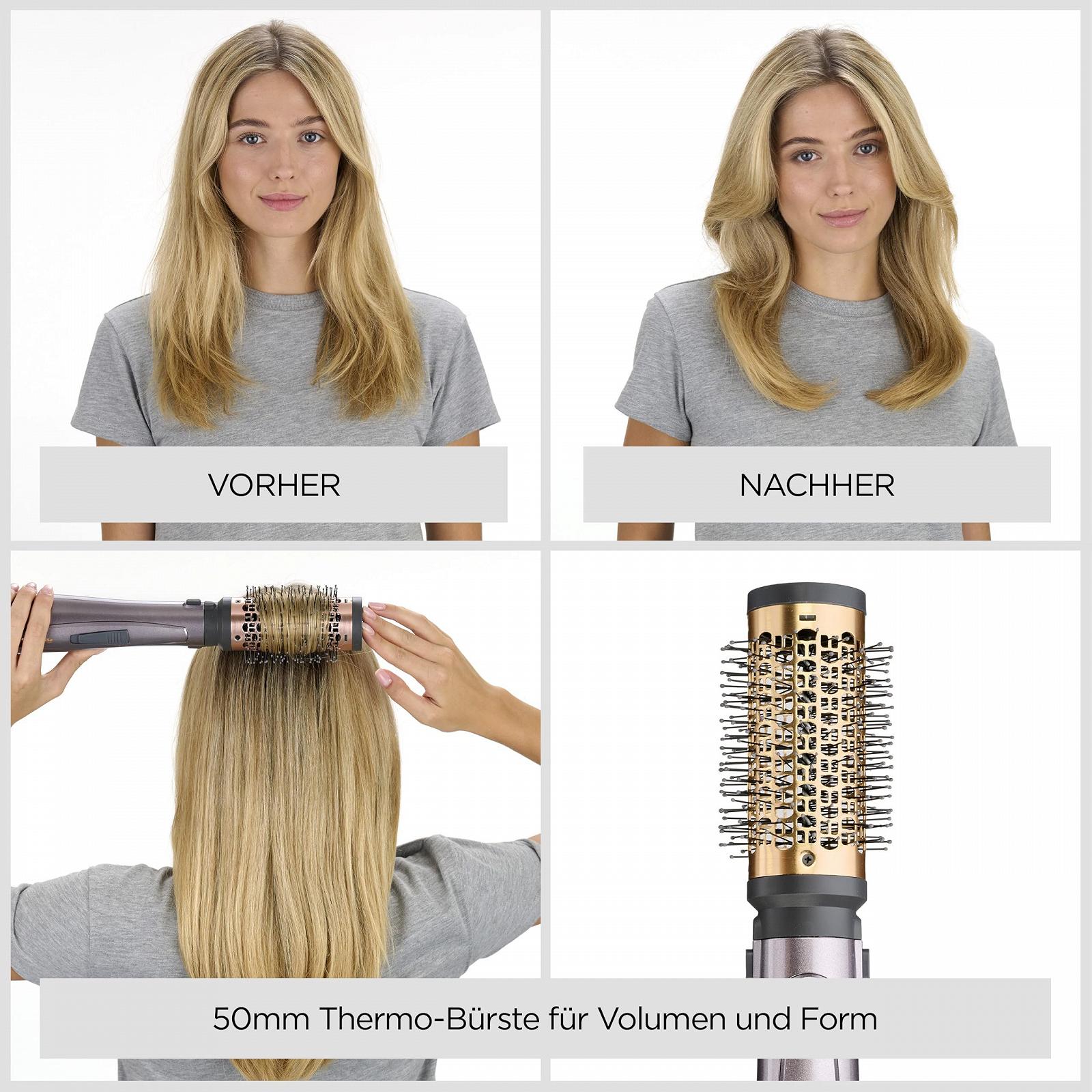 Фен-щітка BaByliss Air Style 1000 AS136E 1000 Вт з 4 насадками Silver Rose Gold, фото №4 Фен-щітка BaByliss Air Style 1000 AS136E 1000 Вт з 4 насадками Silver Rose Gold, фото №4
