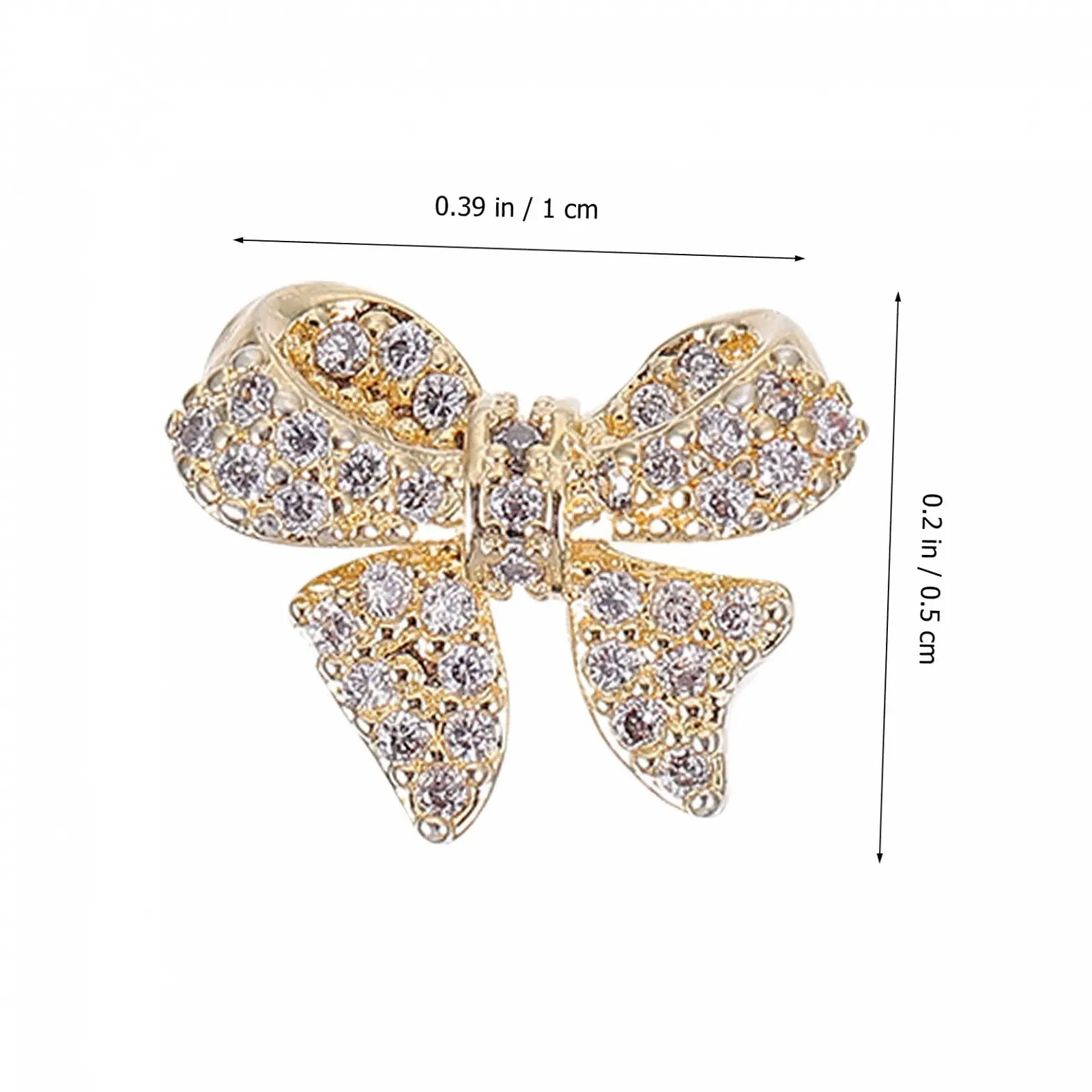 FRCOLOR 15 шт. зі стразами та дизайном бантиків, стійкі до вицвітання, для творчого дизайну, фото №7