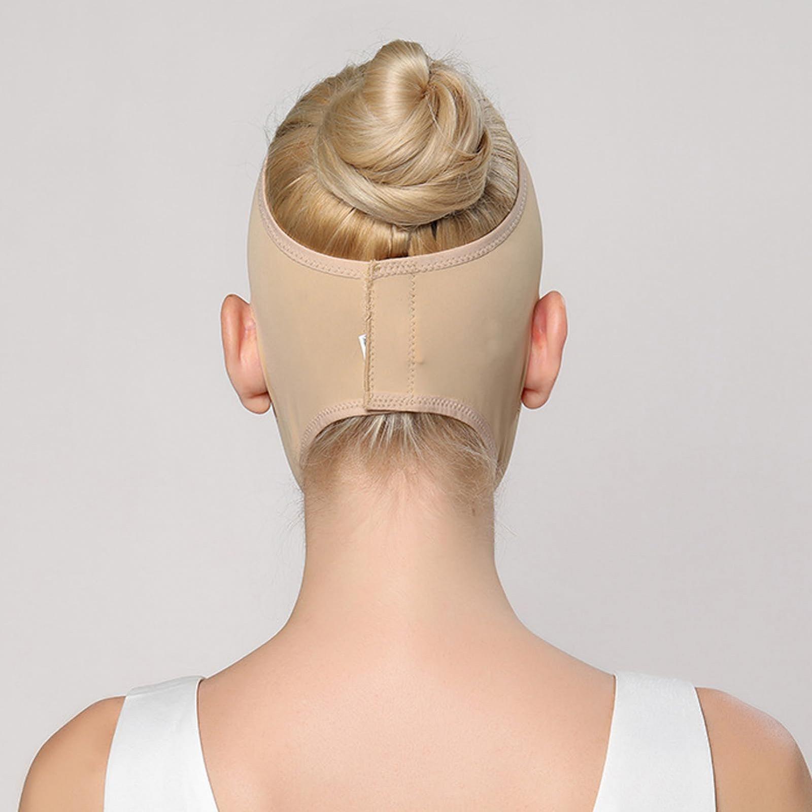 Маска для подтяжки лица V-образной формы, пояс для похудения лица, средство для уменьшения двойного подбородка, антивозрастная маска для лица, бинт для подтяжки лица, от двойного подбородка и дряблой кожи лица (2 шт. в упаковке), фото №4