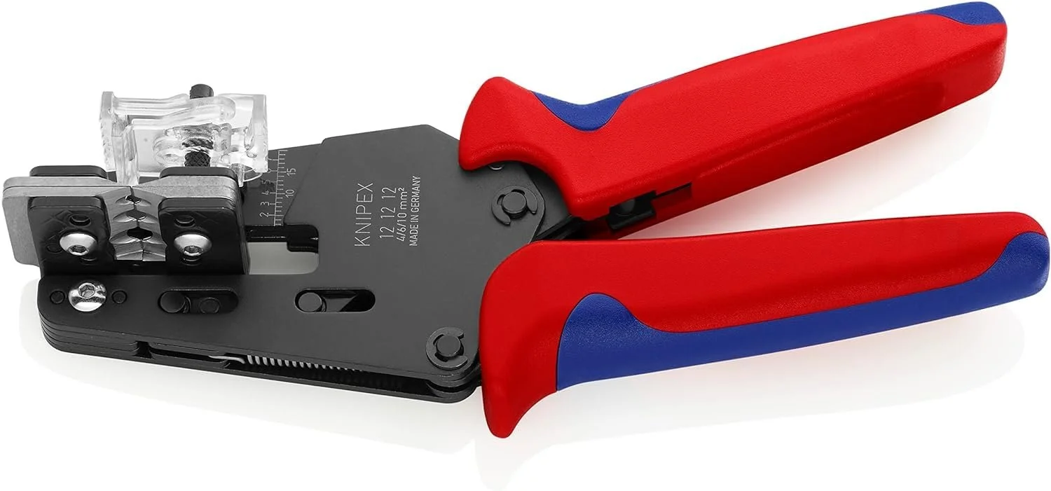 Прецизионный стриппер Knipex для PV кабелей 12 4/6/10 мм² с регулируемым ограничителем длины, фото №2