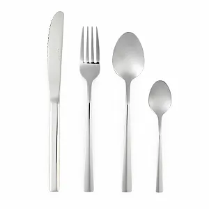 Набір столових приборів Progress Washington 16 предметів Нержавіюча сталь для 4 осіб Срібний - Фото 1