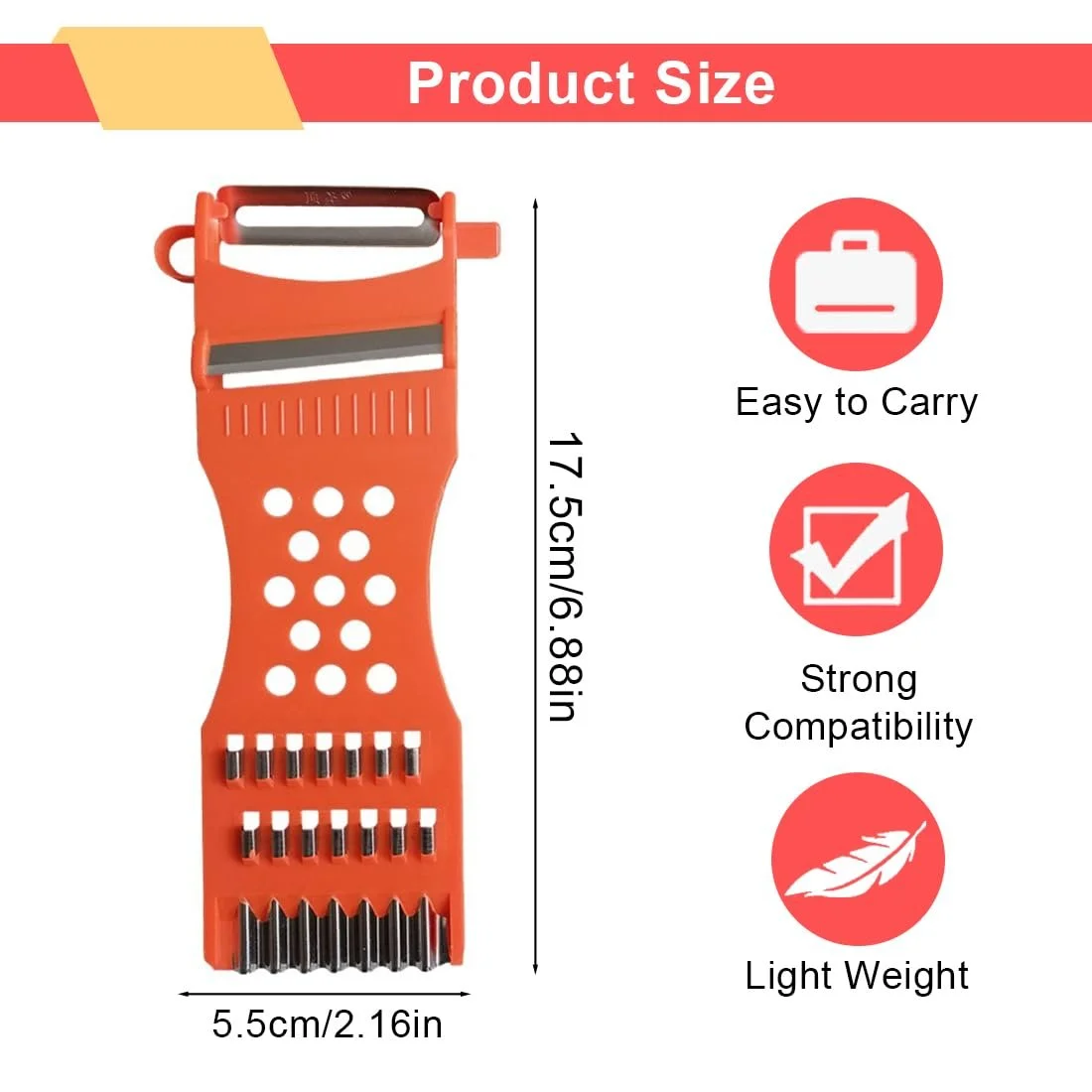Овощерезка Многофункциональная из нержавеющей стали, фото №2