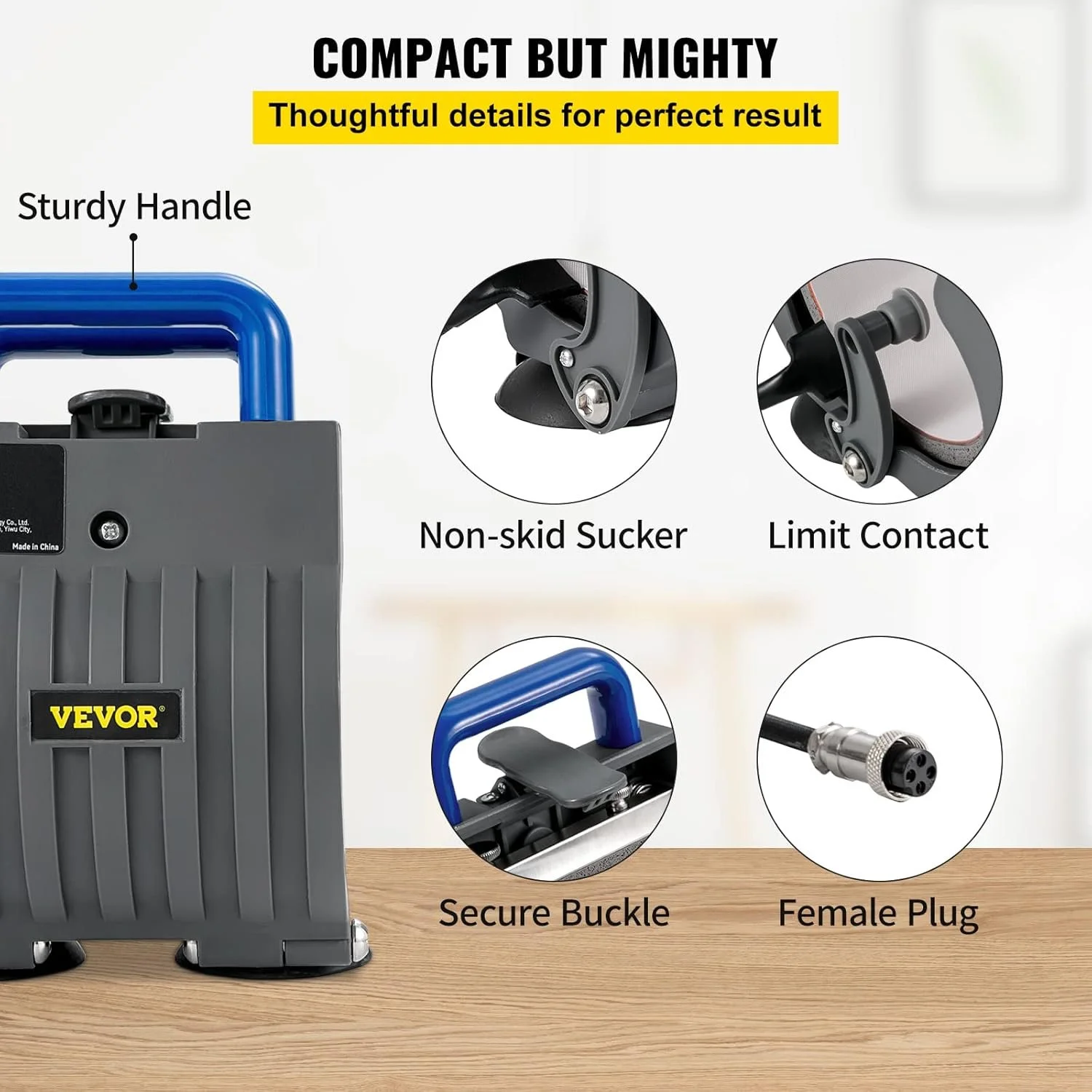 Насадка для термопресу VEVOR PM80KB / Кружки до 325 мл / Діаметр до 8,5 см / Сублімація / Сіра, фото №5 Насадка для термопресу VEVOR PM80KB / Кружки до 325 мл / Діаметр до 8,5 см / Сублімація / Сіра, фото №5