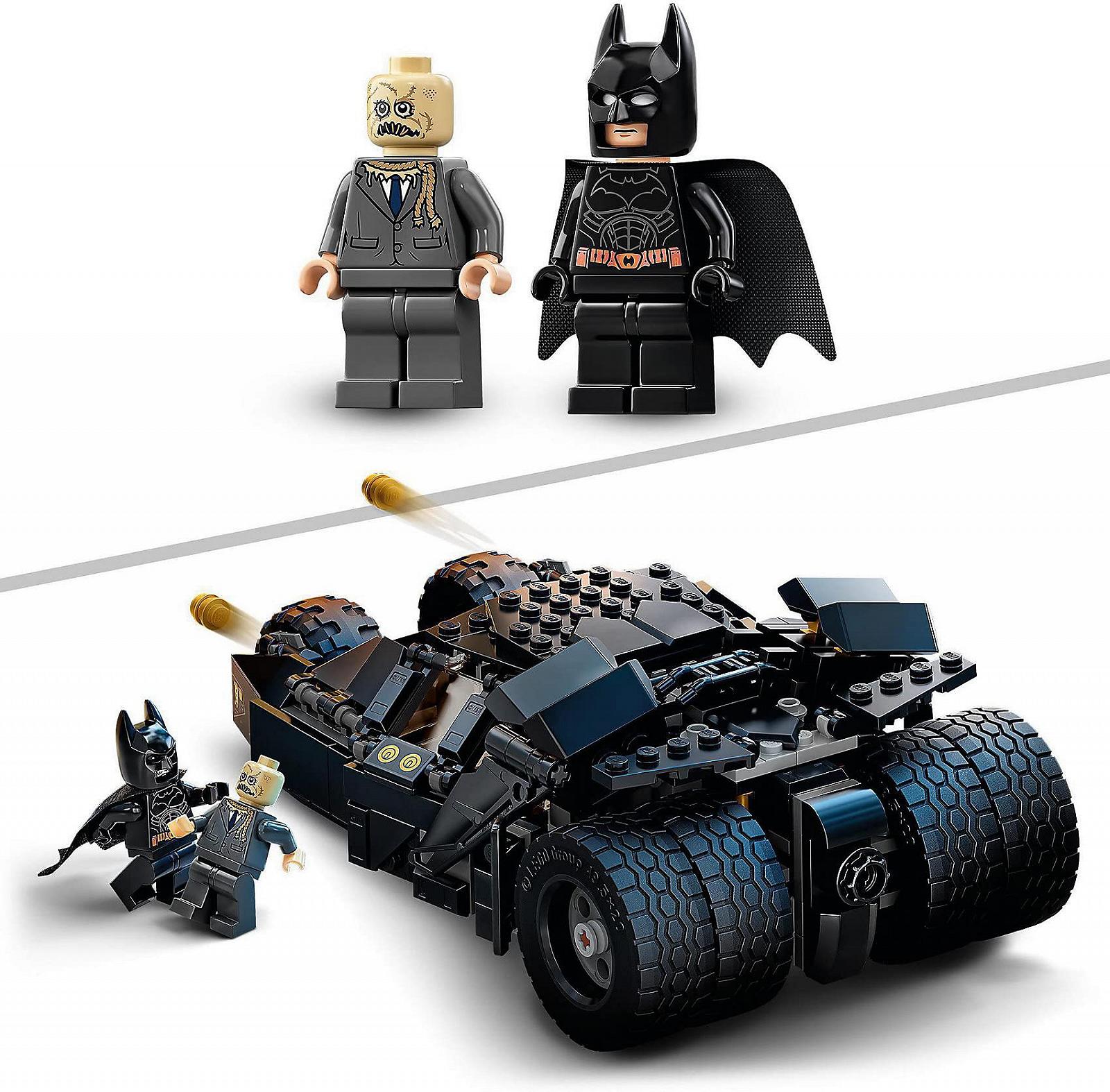 Конструктор LEGO 76239 DC Batman Super Heroes Batmobile Tumbler: Дуэль с Пугалом, Игрушечный автомобиль, Минифигурки Бэтмена и Пугала для детей от 8 лет, фото №4 Конструктор LEGO 76239 DC Batman Super Heroes Batmobile Tumbler: Дуэль с Пугалом, Игрушечный автомобиль, Минифигурки Бэтмена и Пугала для детей от 8 лет, фото №4