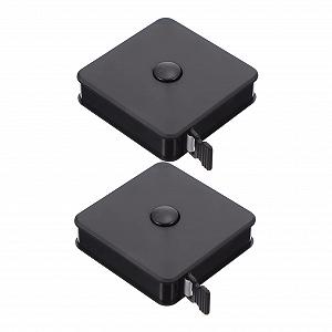 Міні рулетка Lurrose квадратна форма, шкіряна, пластикова кишенькова лінійка для дому та подорожей - Фото 1