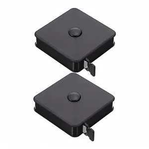 Мини рулетка Lurrose квадратной формы, кожаная, пластиковая карманная линейка для дома и путешествий - Фото 1