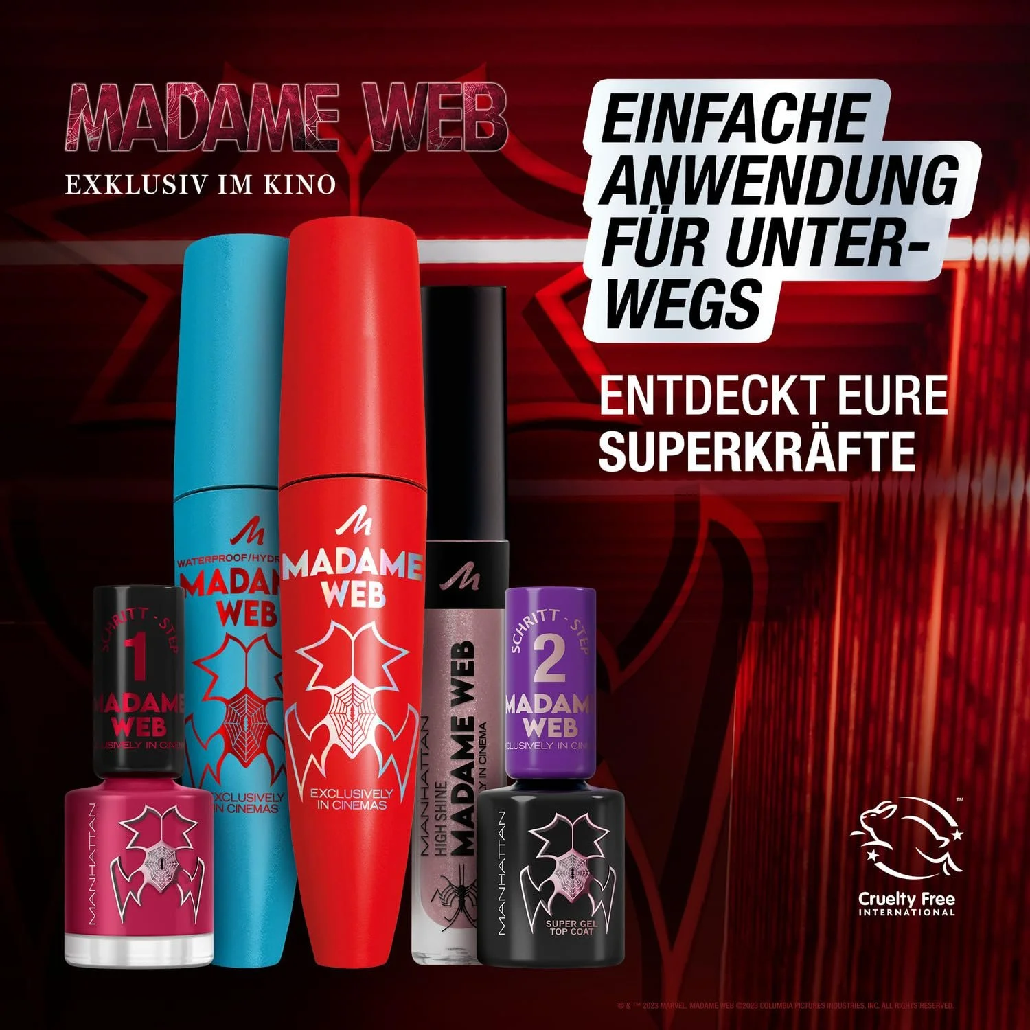 Блиск для губ Manhattan Highshine Madame Web 19L Глянцевий блиск для інтенсивного блиску на губах, фото №5