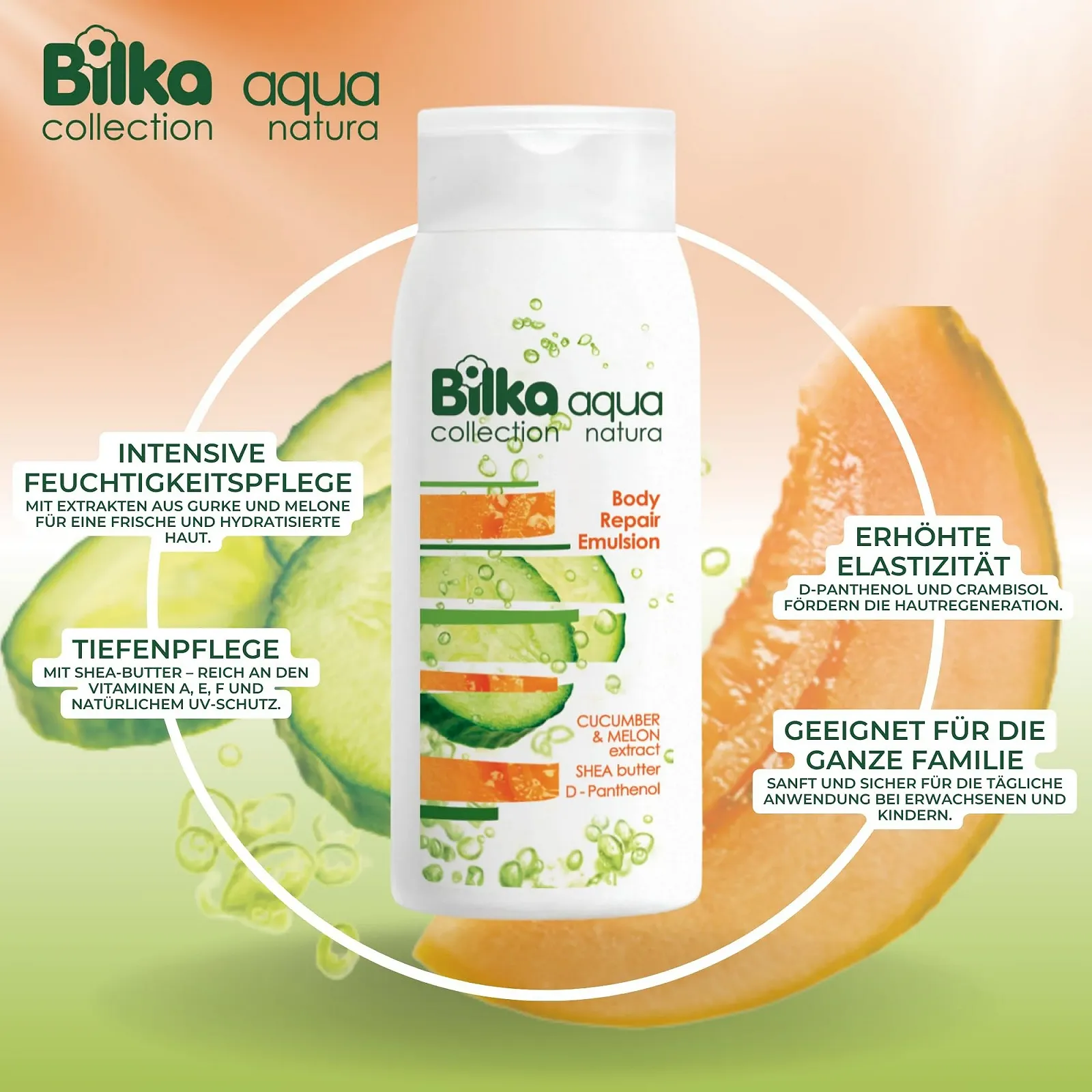 Лосьон для тела Aqua Natura Питательная и увлажняющая восстанавливающая эмульсия для тела с натуральными ингредиентами для улучшения эластичности кожи, 200 мл, фото №3 Лосьон для тела Aqua Natura Питательная и увлажняющая восстанавливающая эмульсия для тела с натуральными ингредиентами для улучшения эластичности кожи, 200 мл, фото №3