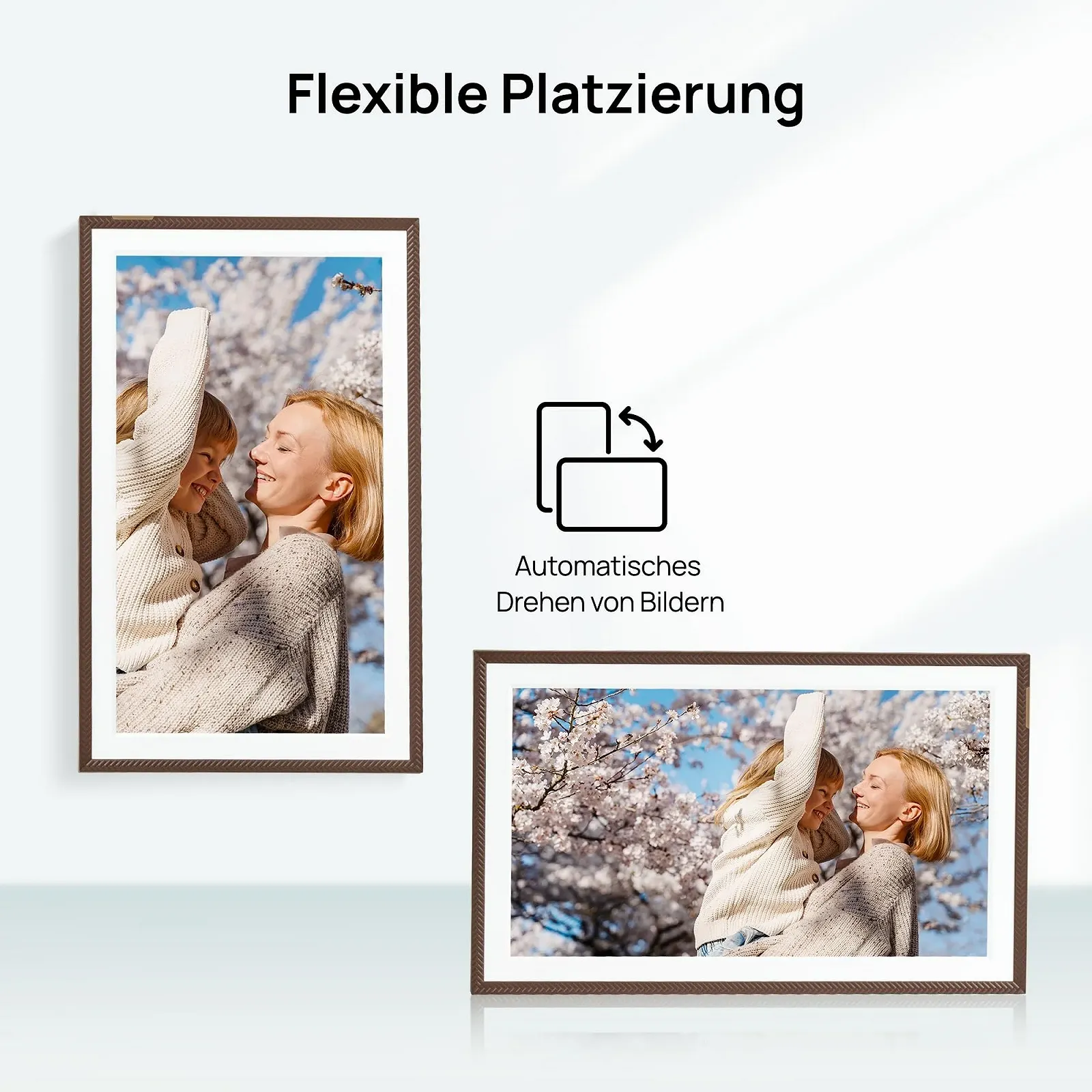 Цифровая фоторамка ARZOPA D15 15.6 дюйма FHD Сенсорный экран Brown, фото №6 Цифровая фоторамка ARZOPA D15 15.6 дюйма FHD Сенсорный экран Brown, фото №6