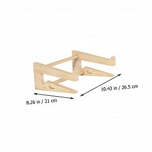 Подставка для ноутбука Деревянная Эргономичная Прочная Нескользящая Улучшенный обзор Для офиса Дома Конференц-залов synthetic.ua - Фото 1