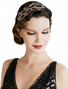 Обруч ArtiDeco 1920-х Gatsby synthetic.ua - Фото 1