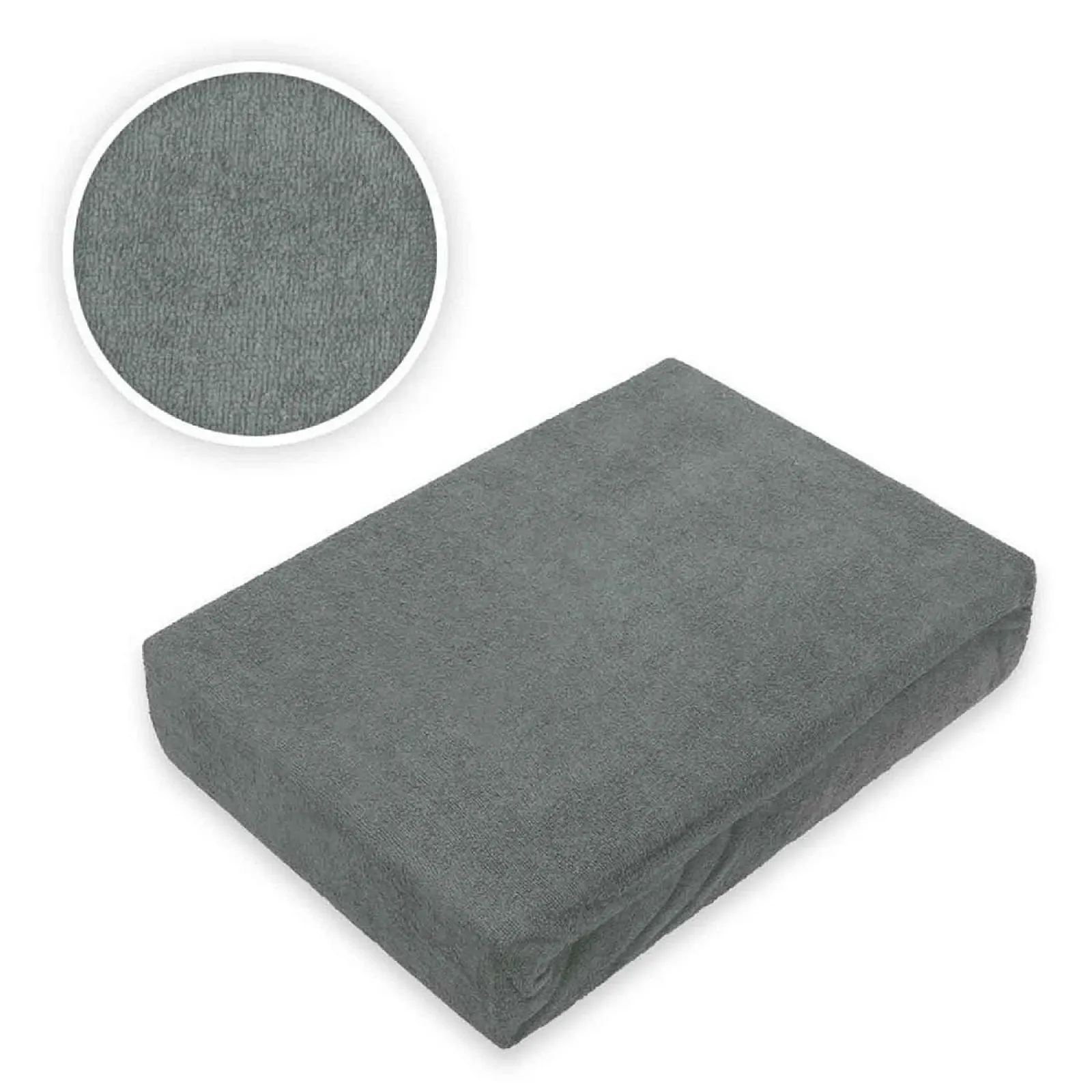 Простыня на резинке Terry Exclusive home textile 180 - 200 x 200 см, фото №3