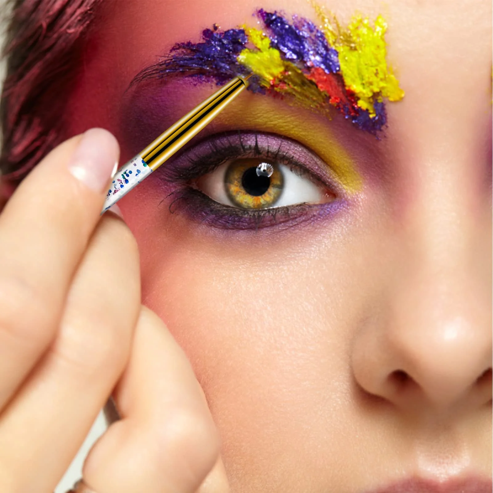 Набор WLLHYF 12 шт Тонкий Кисти для подводки глаз, фото №3