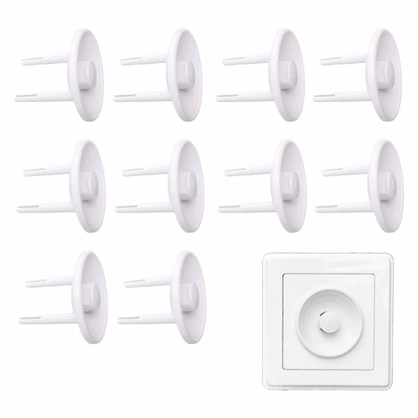 Заглушки для розеток Pack of 10 Белые, фото №1