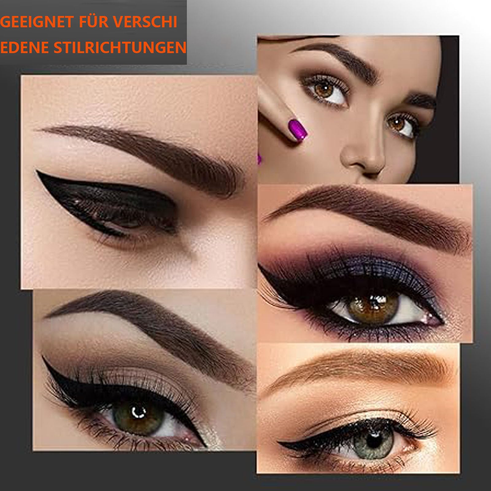 Олівець для брів Retractable hairy drawing з трикутним точним кінчиком Blonde у сріблястій упаковці, фото №2