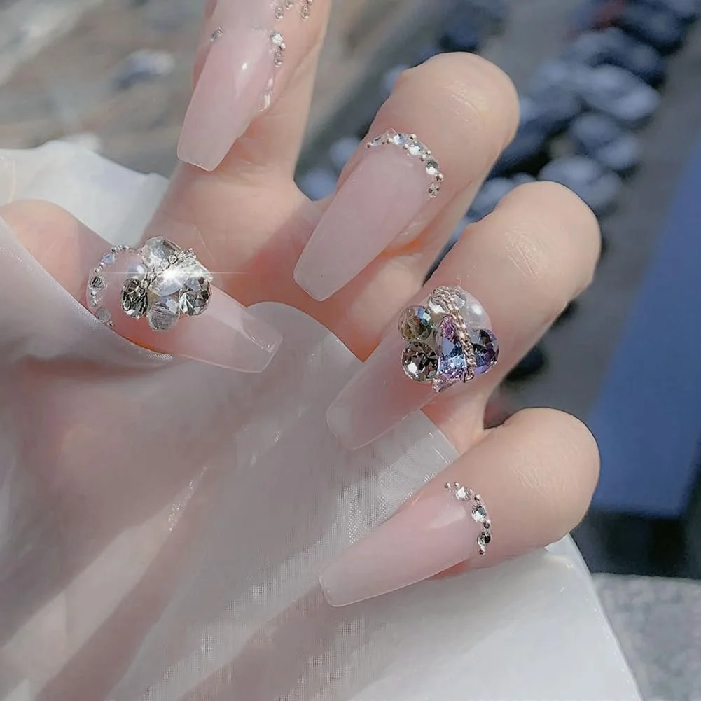 Украшения для ногтей Сердце 3D 6 цветов, фото №6