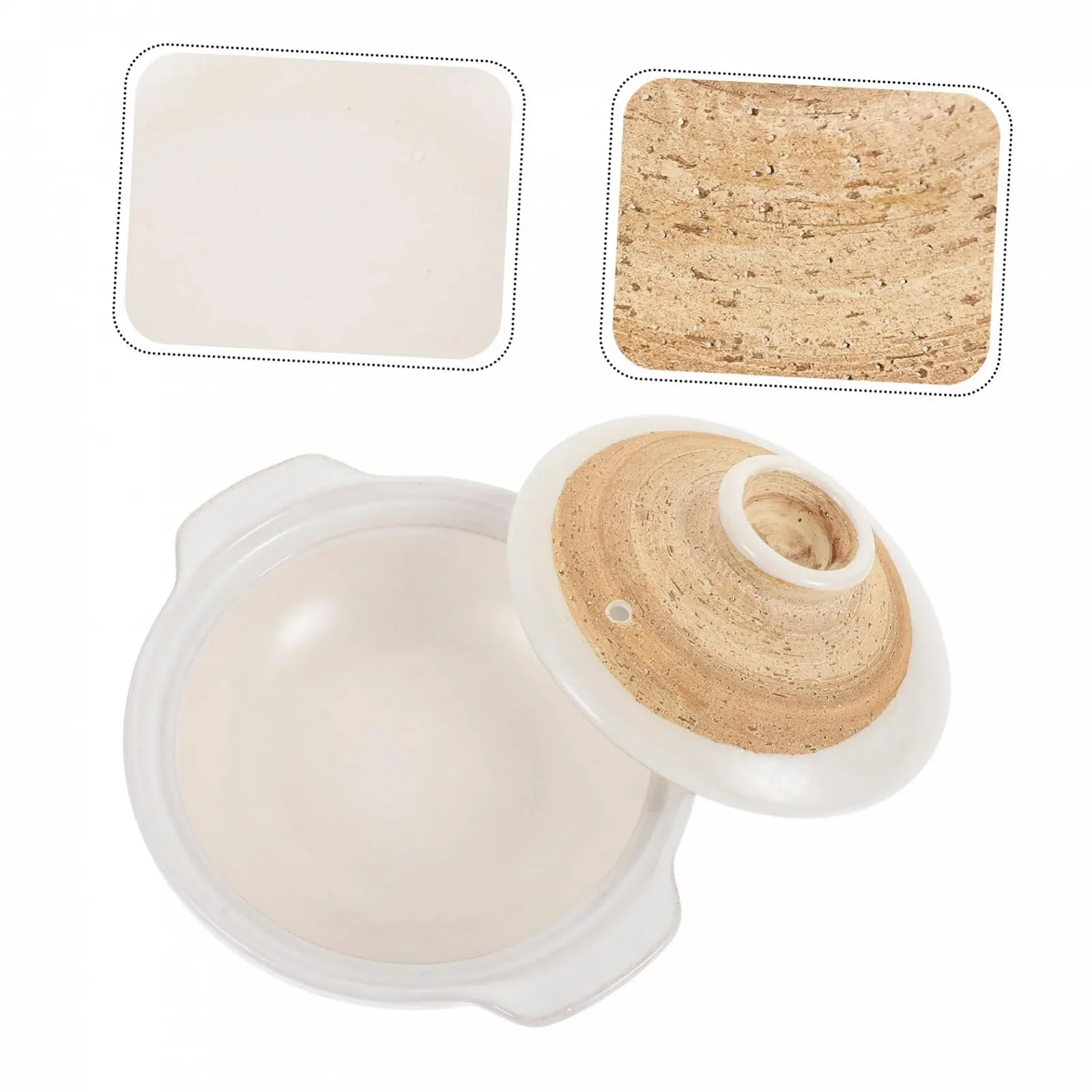 Кастрюля керамическая японская жаропрочная для открытого огня и газовых плит, фото №3 Кастрюля керамическая японская жаропрочная для открытого огня и газовых плит, фото №3