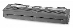 Вакуумный упаковщик Emerio 120 Вт, с 3 м рулоном пленки + 5 пакетами (20 x 30 см), держателем рулона пленки и резаком, для пакетов шириной до 30 см synthetic.ua - Фото 1
