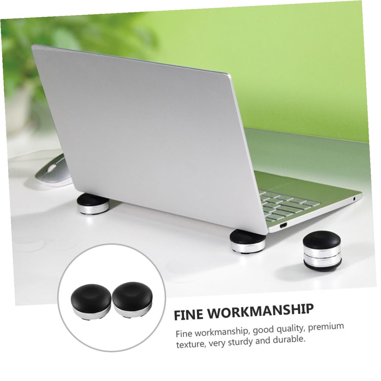 Підставка для ноутбука Toddmomy 2 шт портативна регульована по висоті вентильована з функцією охолодження, фото №7