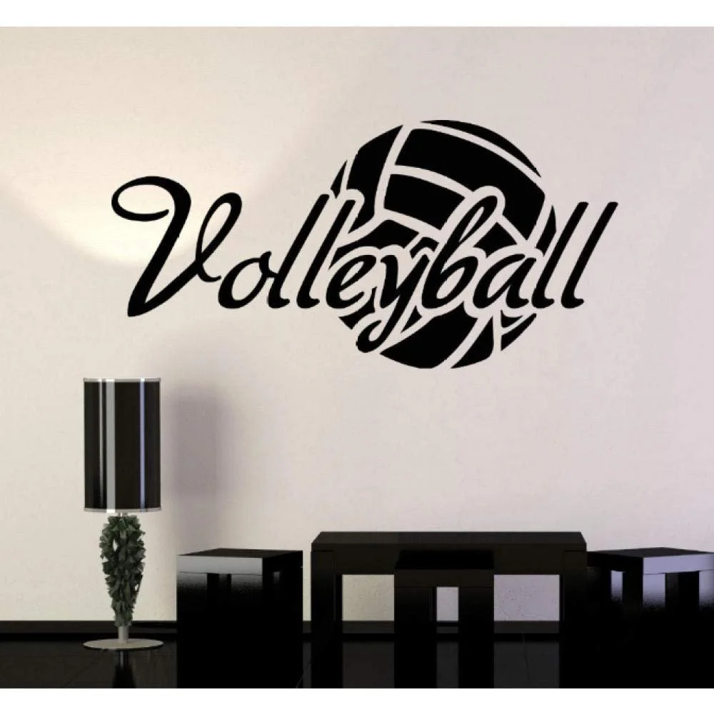 Наклейка на стіну Vinyl Volleyball Ball Word Sport 44 x 88 см, фото №1 Наклейка на стіну Vinyl Volleyball Ball Word Sport 44 x 88 см, фото №1