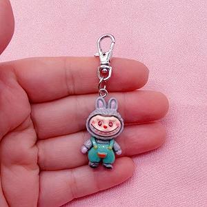 Брелок Лабубу Labubu The Monsters детский на рюкзак, ключи 3 см Bre_44_8 - Фото 1
