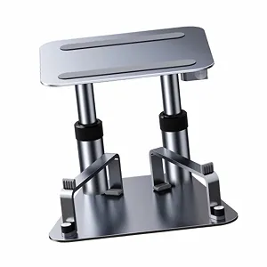 Підставка для ноутбука, портативна, алюмінієвий сплав, ергономічна, для столу - Фото 1