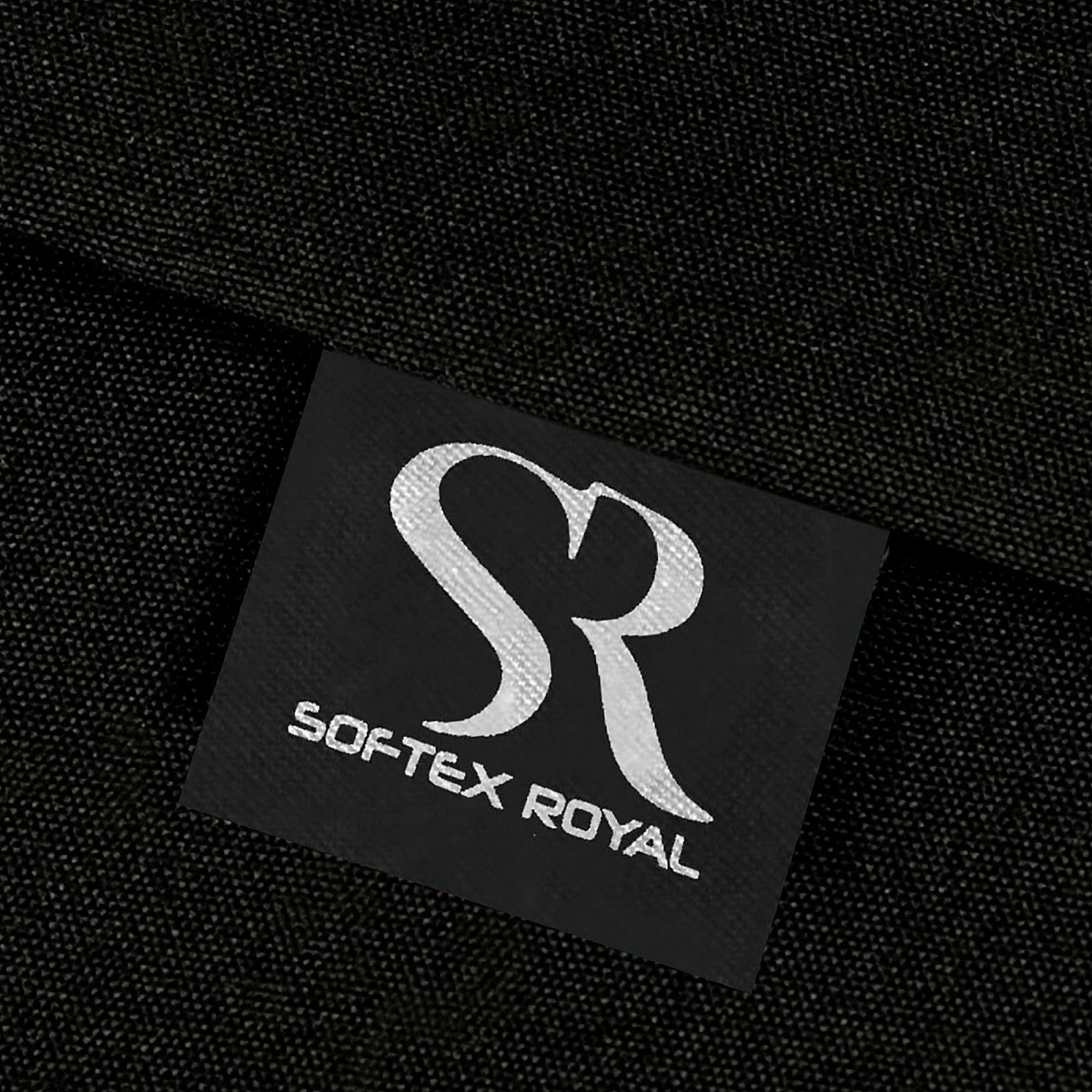 Постельное белье Softex Royal 135 x 200 см, Набор из 2 предметов, Набор из 2 с 1 наволочкой 80 x 80 см, Oeko-Tex, Черный, с молнией YKK, фото №7