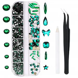 Стрази Плоскі для нігтів DIY Камені Кристали Скло Діаманти - Фото 1