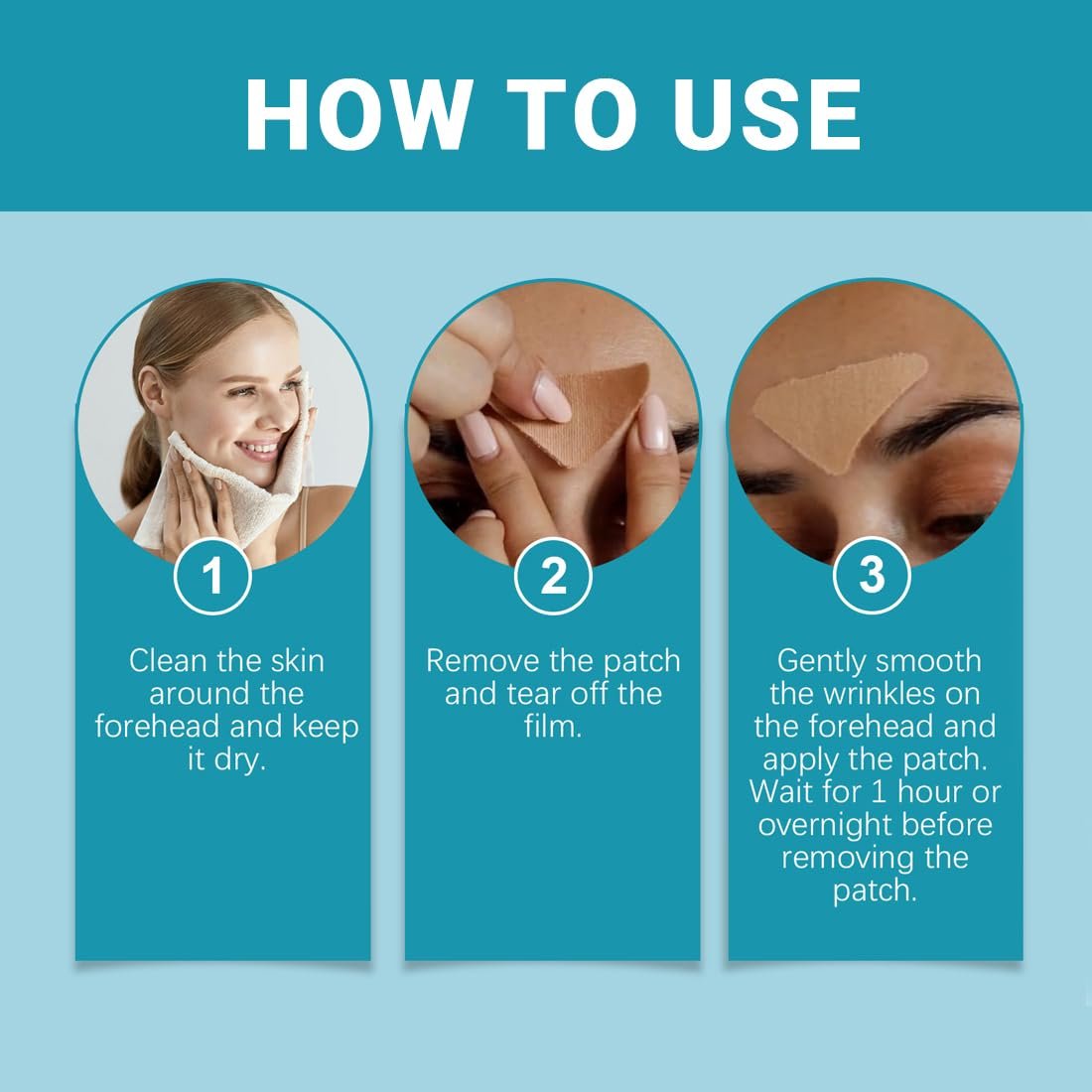 Пластирі Zornesfalte Нічні 60 шт з органічної бавовни - Стимулюють виробництво колагену, фото №3