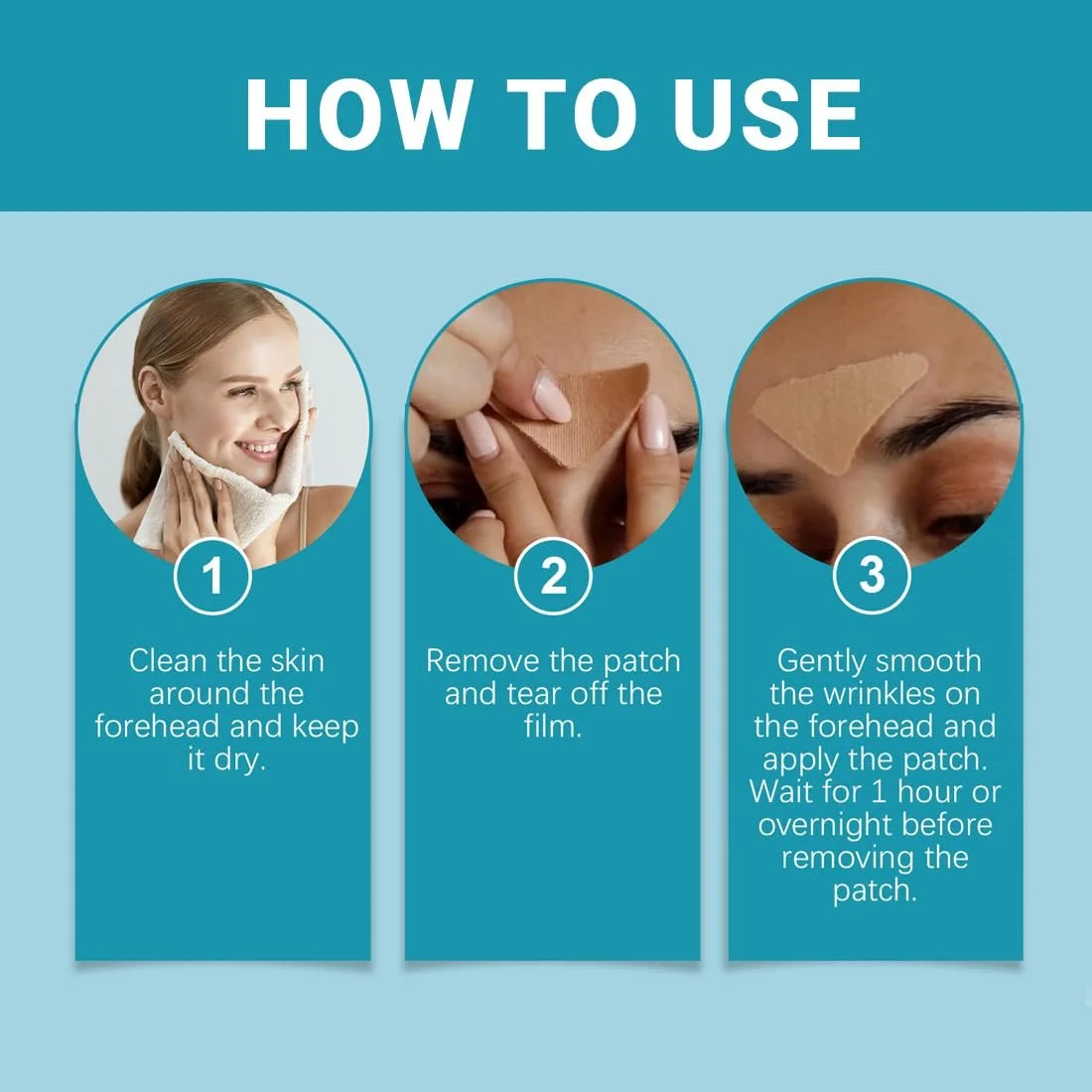 Пластирі Zornesfalte Нічні 60 шт з органічної бавовни - Стимулюють виробництво колагену, фото №3