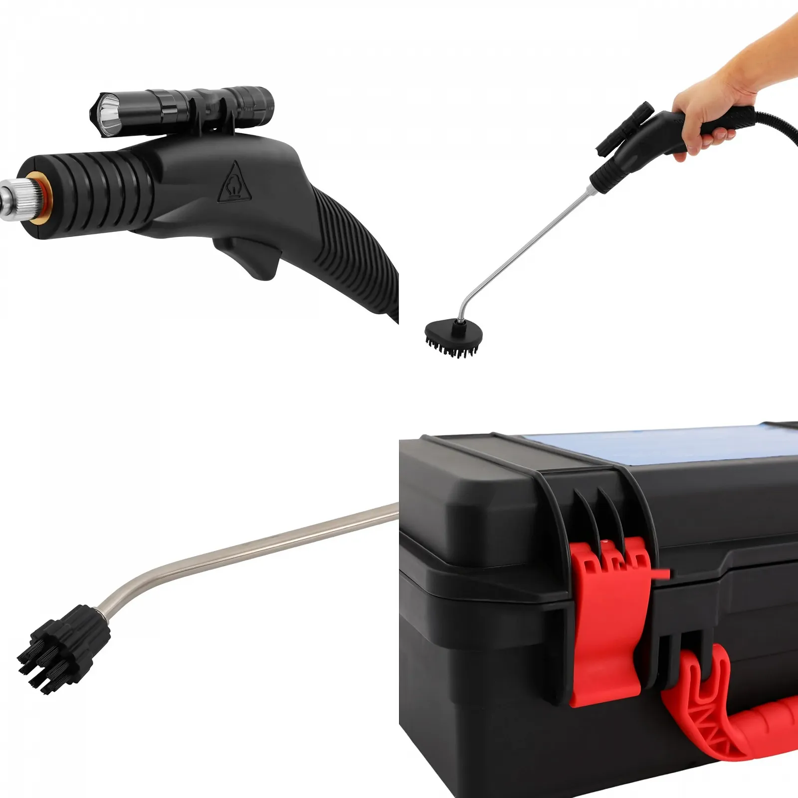 Пароочисник 3000 Вт портативний високотемпературний високого тиску 3 режими, фото №3 Пароочисник 3000 Вт портативний високотемпературний високого тиску 3 режими, фото №3