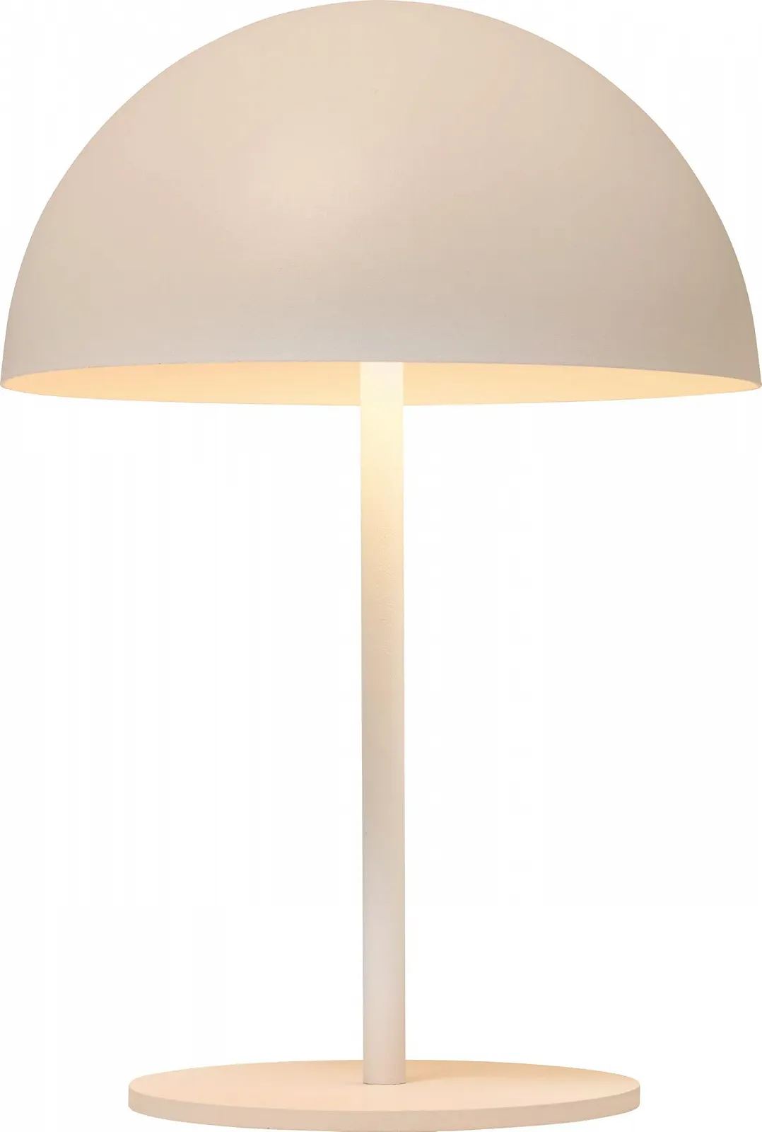 Настільна лампа Northpoint LED Metal Mushroom Shape 28 cm Touch Switch Beige, фото №2